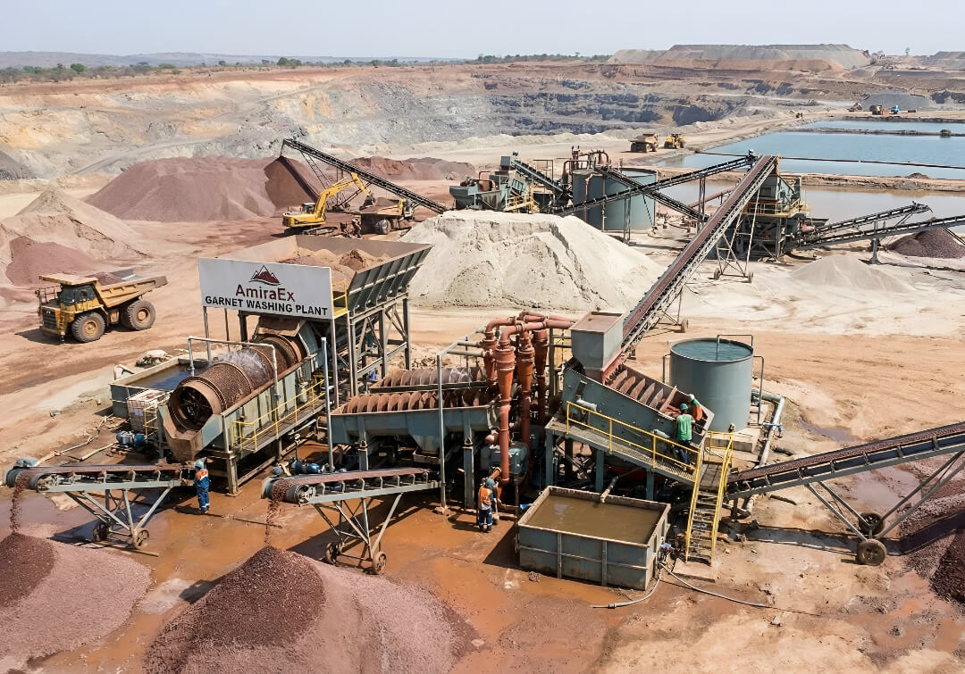 Consistent quality garnet abrasives for industrial use