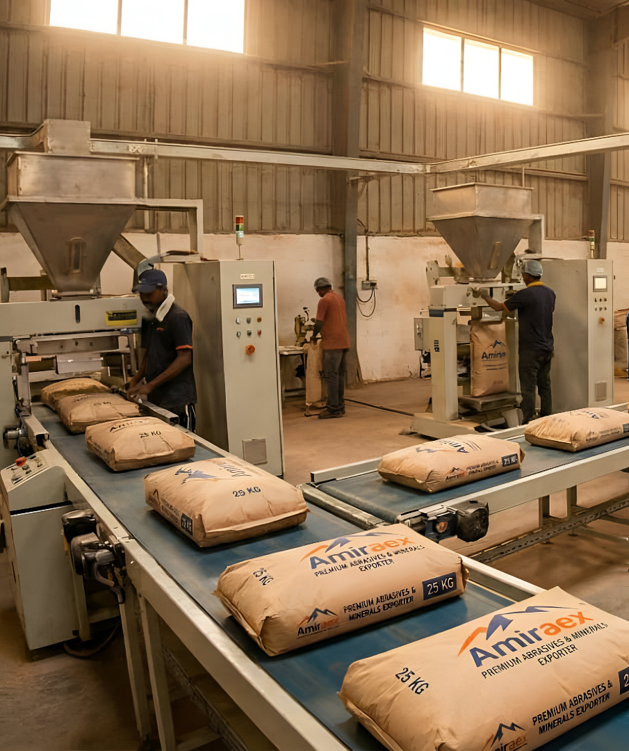 Industrial grade garnet abrasives delivering high performance